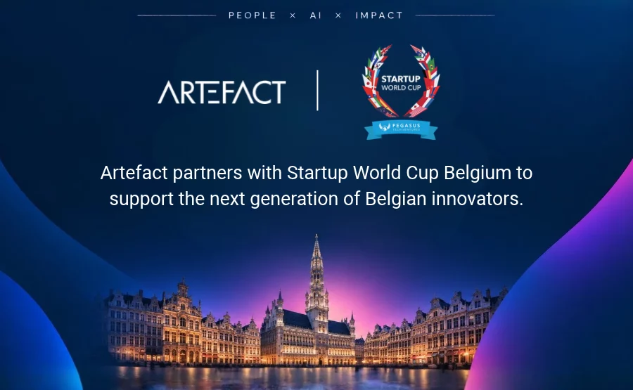 Artefact partners with Startup World Cup Belgium to support the next generation of Belgian innovators.